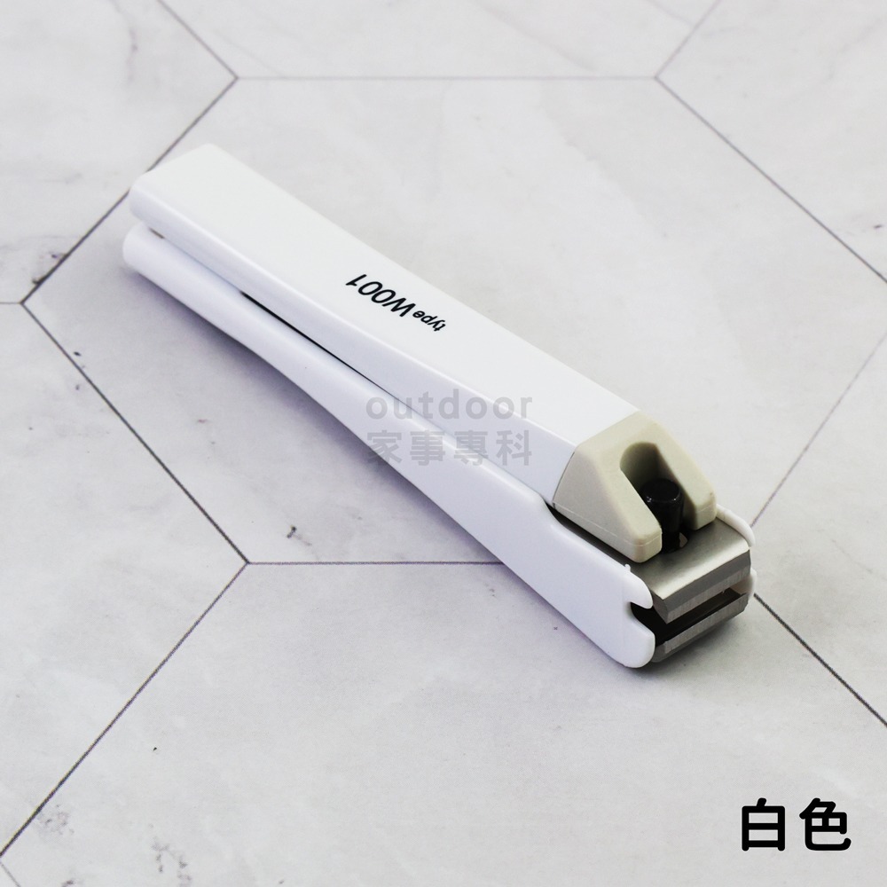 outdoor家事專科 日本貝印KAI typeW001抗菌不銹鋼指甲剪 S平刃 附銼刀部-規格圖8