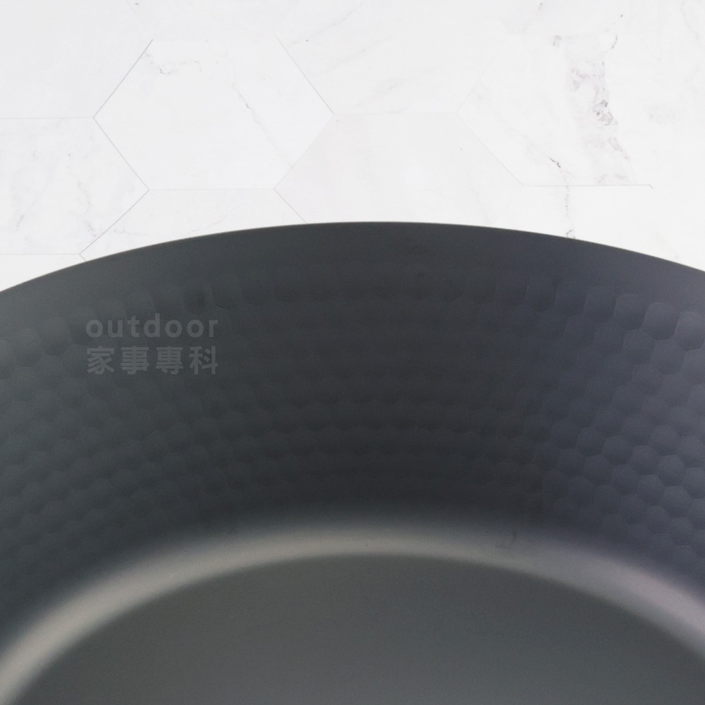 outdoor家事專科 日本製 Pearl Life 窒化鐵槌目深型平底鍋 平煎鍋 26/28cm IH爐可用-細節圖6