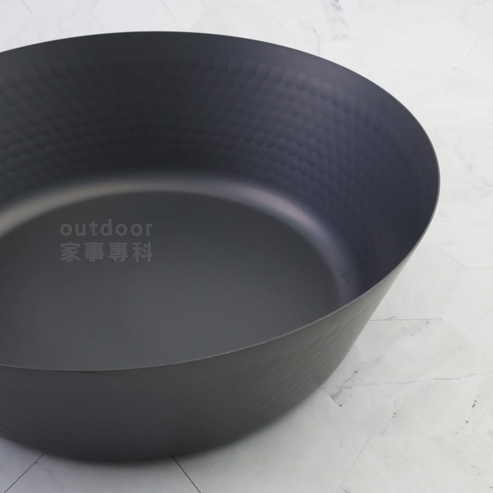 outdoor家事專科 日本製 Pearl Life 窒化鐵槌目深型平底鍋 平煎鍋 26/28cm IH爐可用-細節圖7