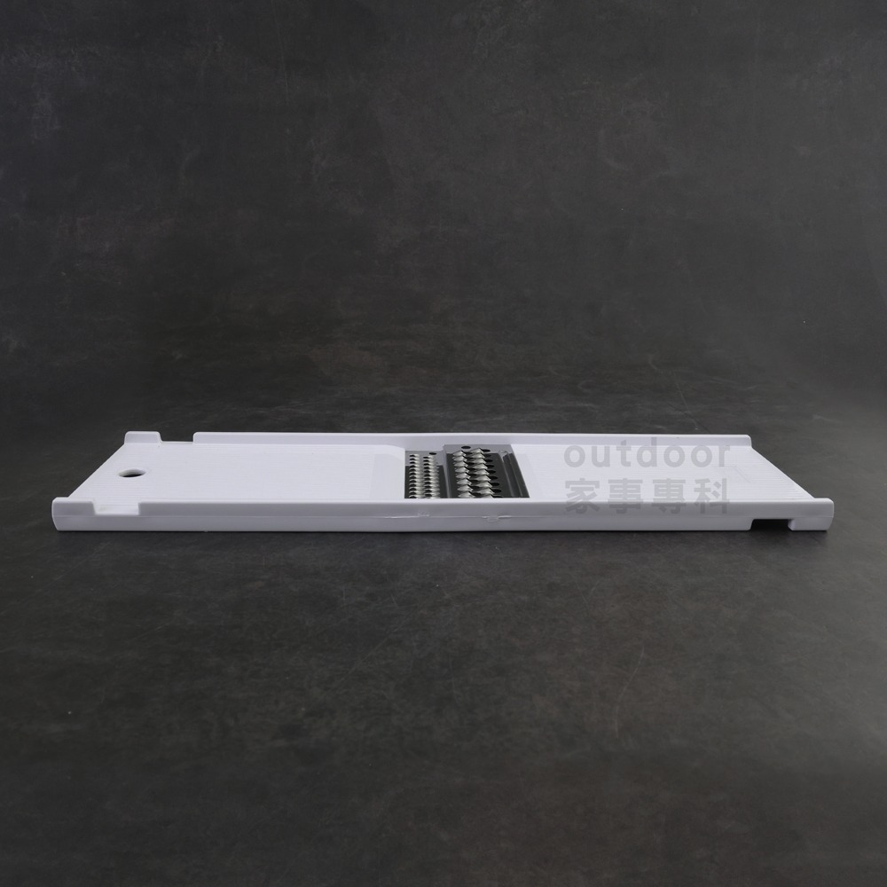 outdoor家事專科 日本製 貝印KAI 不銹鋼蔬菜刨絲器 削絲器 粗絲&細絲二合一 兩用刨刀 白色 DH-7083-細節圖4