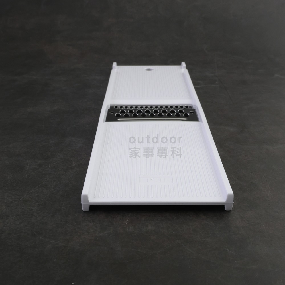 outdoor家事專科 日本製 貝印KAI 不銹鋼蔬菜刨絲器 削絲器 粗絲&細絲二合一 兩用刨刀 白色 DH-7083-細節圖5