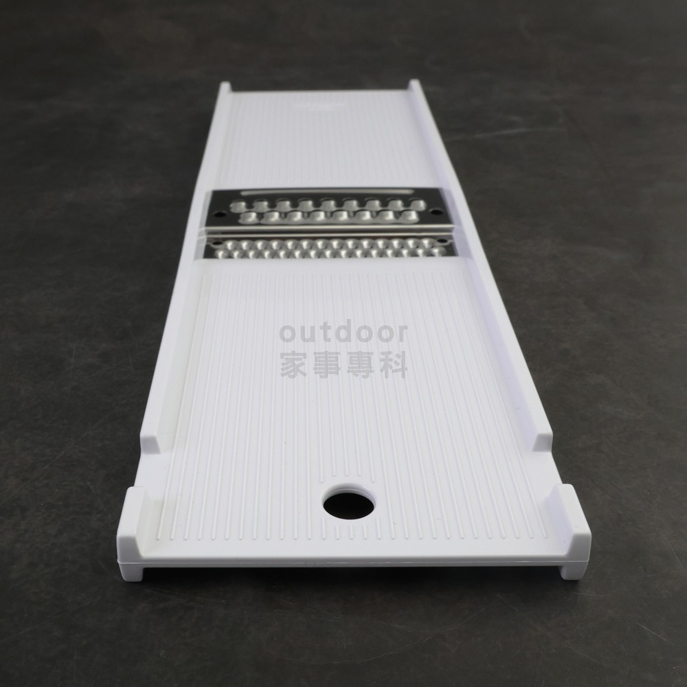 outdoor家事專科 日本製 貝印KAI 不銹鋼蔬菜刨絲器 削絲器 粗絲&細絲二合一 兩用刨刀 白色 DH-7083-細節圖6