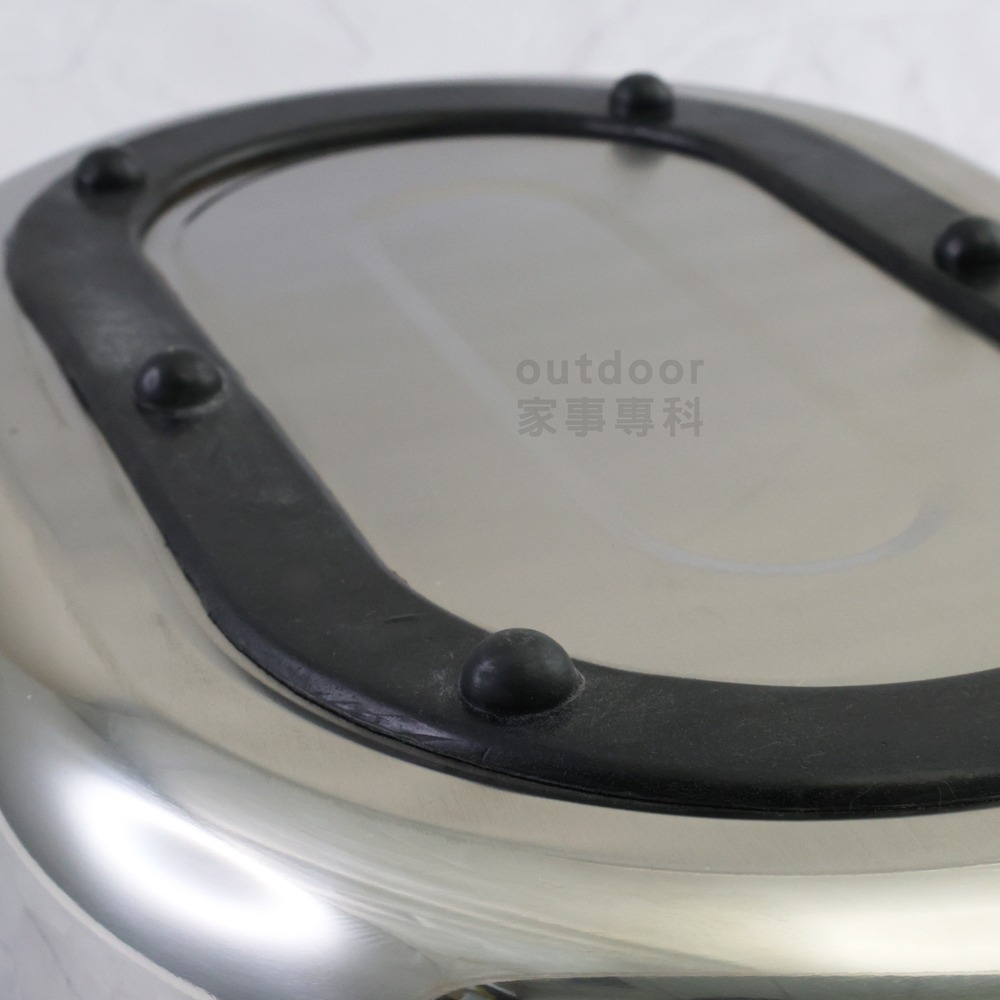 outdoor家事專科 日本吉川Yoshikawa18-8不銹鋼小判型孔洞洗菜盆 附止滑角 Sueeze SJ-2501-細節圖10