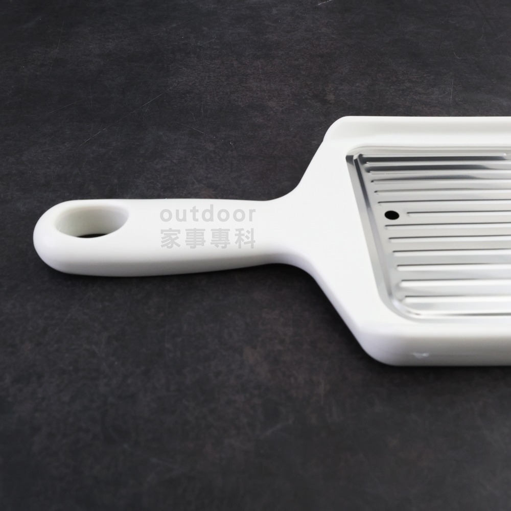 outdoor家事專科 日本製 下村工業 不銹鋼蔬菜粗孔刨絲器 大孔切粗絲 刨刀 趣味食房 白色 ASF-667-細節圖8