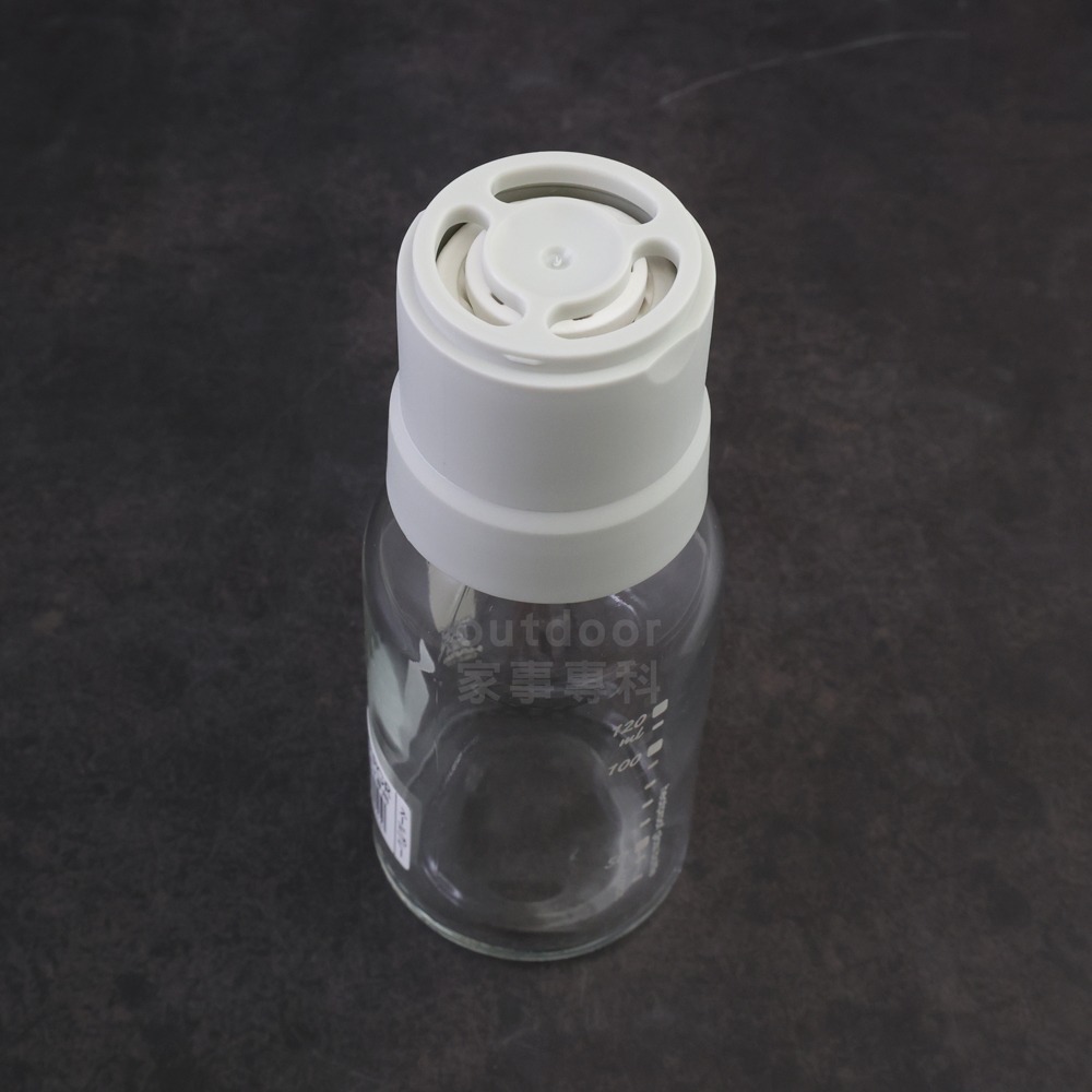 outdoor家事專科 日本HARIO 簡約式研磨玻璃罐 陶瓷研磨 芝麻胡椒鹽巴研磨 黑/白 SMS-120-B/PGR-細節圖6