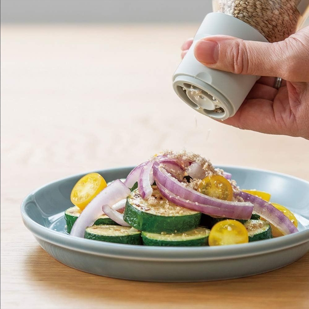 outdoor家事專科 日本HARIO 簡約式研磨玻璃罐 陶瓷研磨 芝麻胡椒鹽巴研磨 黑/白 SMS-120-B/PGR-細節圖9