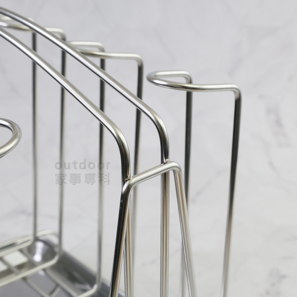outdoor家事專科 日本製 和平Freiz SUI 18-8不銹鋼瀝水杯架 6杯 瀝水架 SUI-1106/1107-細節圖5