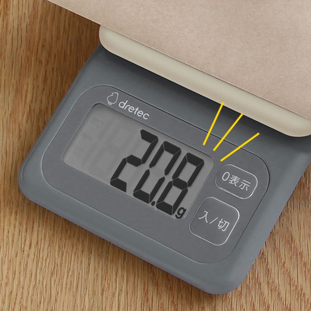 outdoor家事專科 日本dretec電子秤 廚房料理秤 2kg/0.1g 微量秤 0.3g起秤 KS-726DG 灰-細節圖10