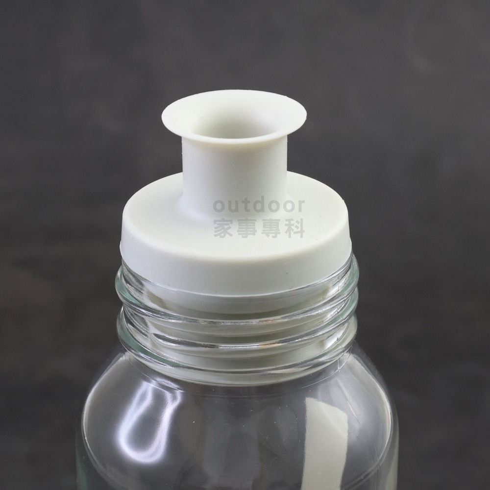 outdoor家事專科 日本HARIO 玻璃調味瓶 玻璃罐 醬料 沙拉 240ml 黑/灰白 DBS-240-B/PGR-細節圖6