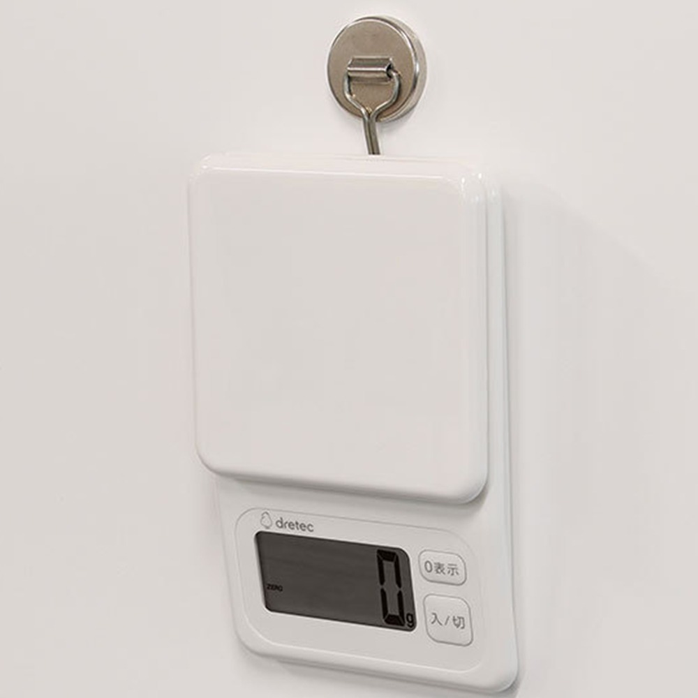 outdoor家事專科 日本dretec電子秤 廚房料理秤 3kg/1g 烘焙秤食物秤 廚房秤 KS-825WT 白色-細節圖9