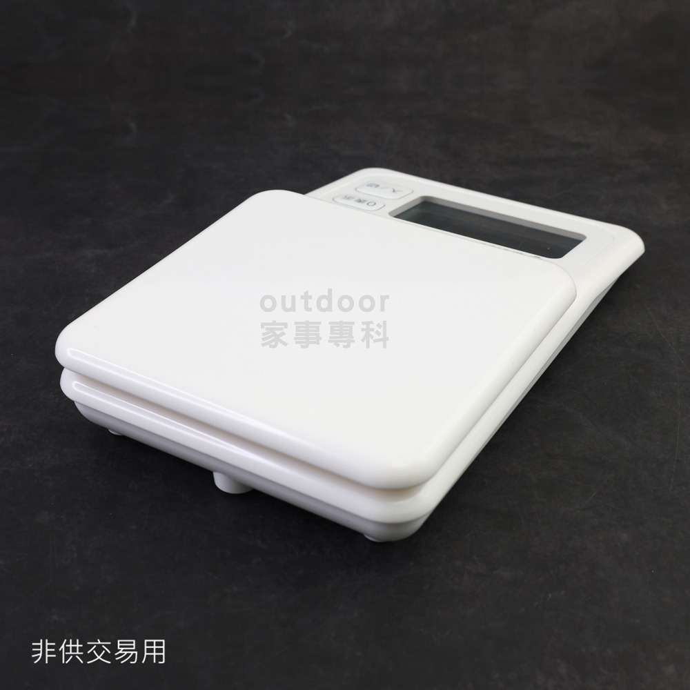 outdoor家事專科 日本dretec電子秤 廚房料理秤 3kg/1g 烘焙秤食物秤 廚房秤 KS-825WT 白色-細節圖6