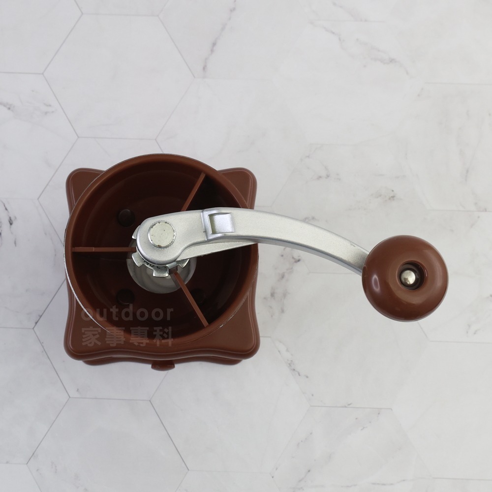 outdoor家事專科 日本Nichoice 手搖式陶瓷磨豆器 手動式 仿木質 陶瓷磨刀 中/深焙豆研磨 CBM-934-細節圖3