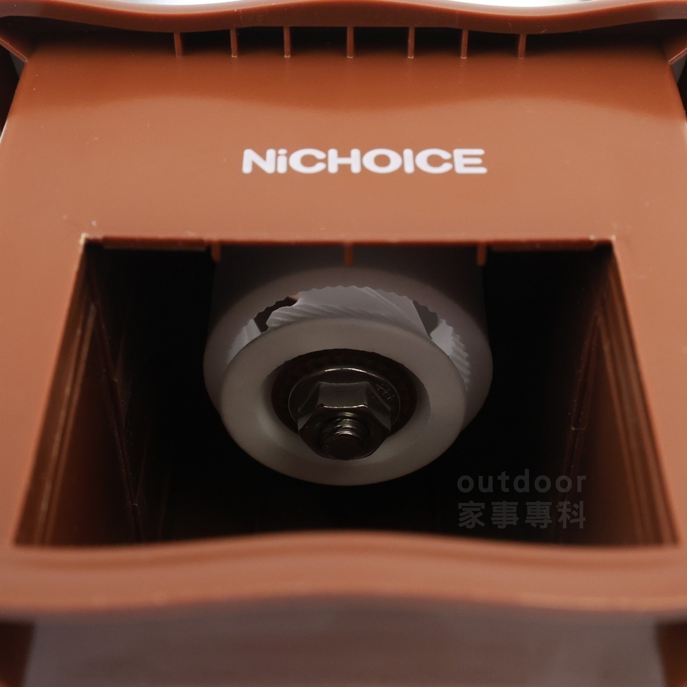 outdoor家事專科 日本Nichoice 手搖式陶瓷磨豆器 手動式 仿木質 陶瓷磨刀 中/深焙豆研磨 CBM-934-細節圖11