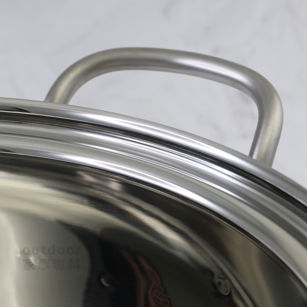 outdoor家事專科 日本製 吉川 鑨COOK-PAL 18-8三層鋼附蓋湯鍋 IH爐可用 YJ-1738/39/40-細節圖7
