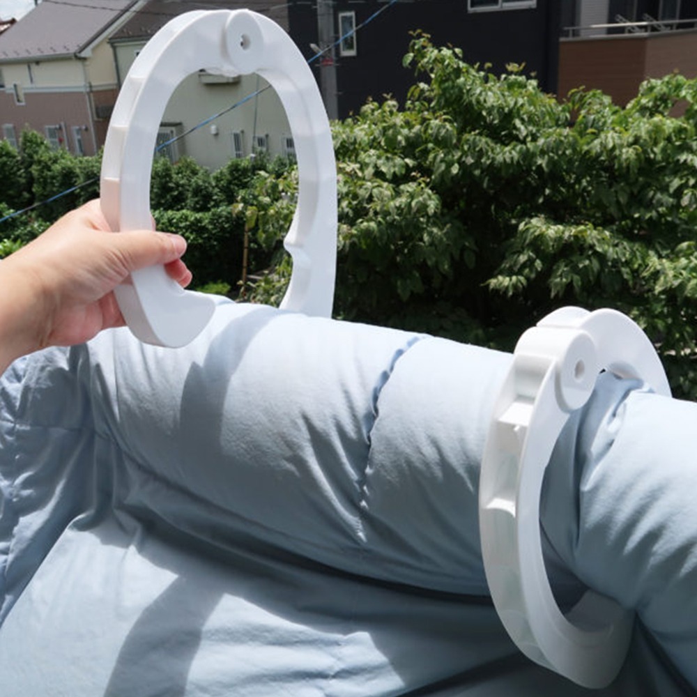 outdoor家事專科 日本製 小久保工業kokubo 強力防風棉被曬被夾 棉被夾 曬棉被 強力夾 白色 KL-123-細節圖3