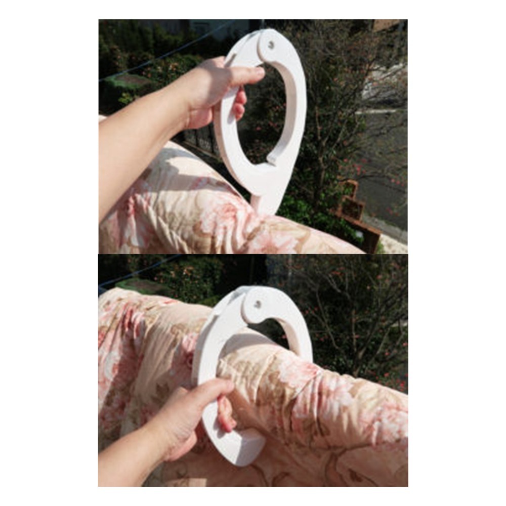 outdoor家事專科 日本製 小久保工業kokubo 強力防風棉被曬被夾 棉被夾 曬棉被 強力夾 白色 KL-123-細節圖4