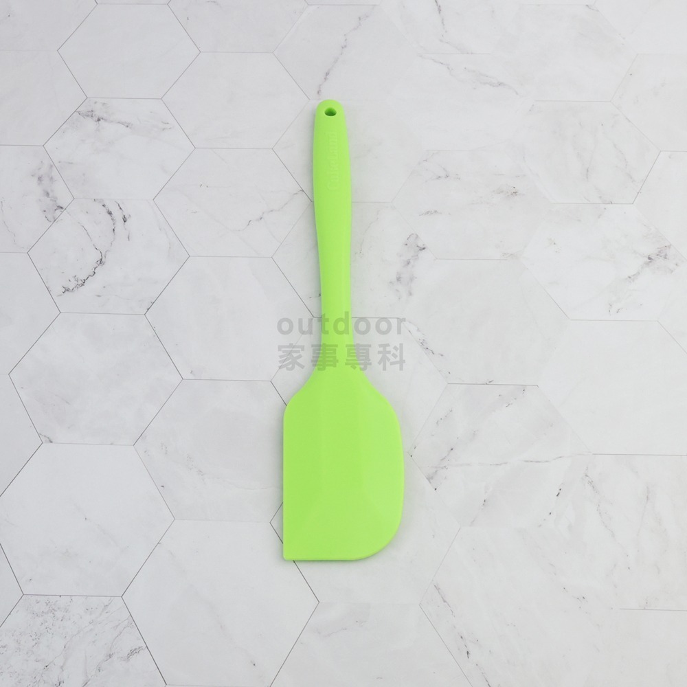 outdoor家事專科 日本製 CakeLand 耐熱矽膠奶油清潔刮刀 26cm 粉/綠/藍 NO-2014/16/18-細節圖7
