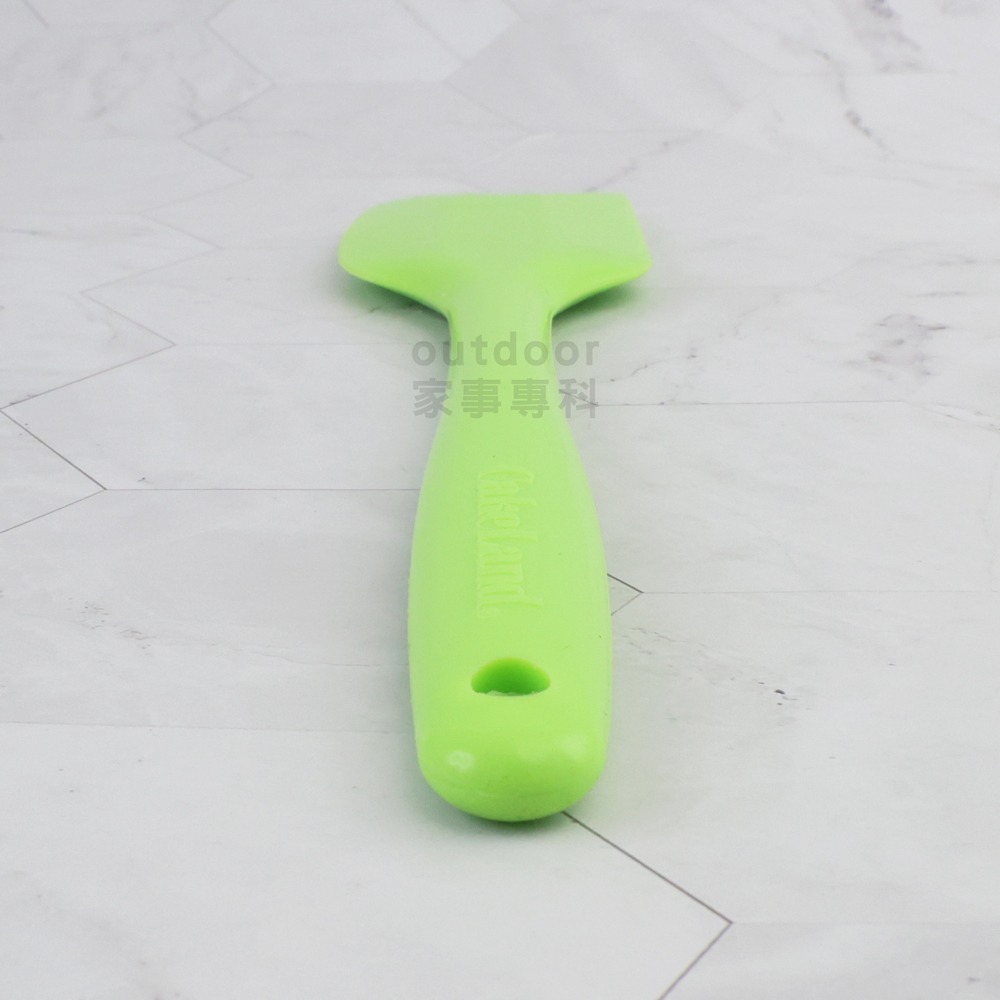 outdoor家事專科 日本製 CakeLand 耐熱矽膠奶油清潔刮刀 26cm 粉/綠/藍 NO-2014/16/18-細節圖9