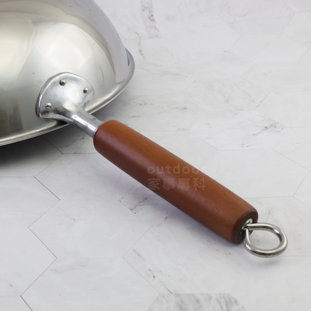 outdoor家事專科 日本製 Yoshikawa吉川 鑨COOK-PAL 18-8三層鋼炒鍋 30cm YJ-1744-細節圖7