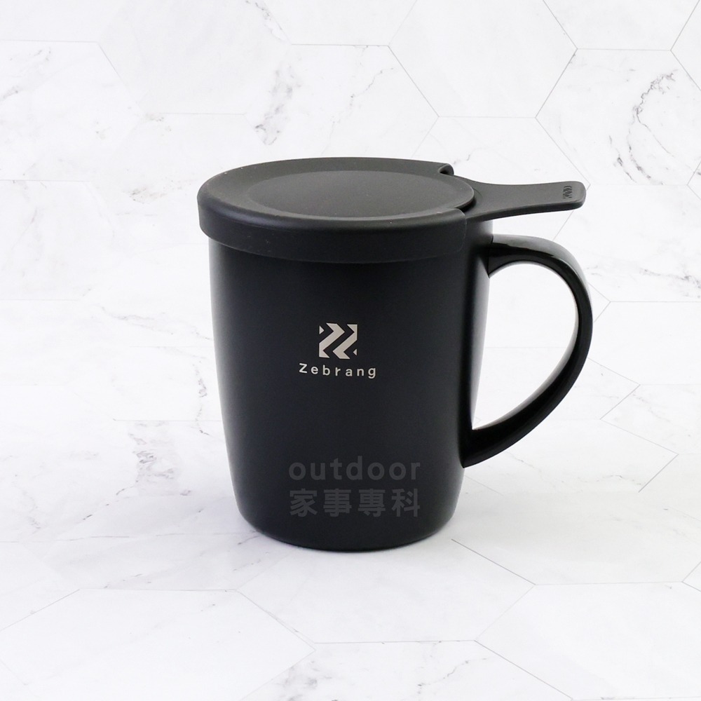 outdoor家事專科 日本HARIO Zebrang附蓋沖泡馬克杯380ml 附濾網/收納袋 ZB-SMCM-300B-細節圖3