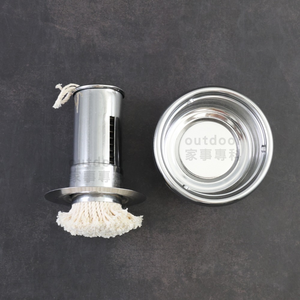 outdoor家事專科 日本不銹鋼棉線油刷組 附油皿 替換棉芯 業務用 鍋具烤盤 大/小 J-219/226/85/86-細節圖6