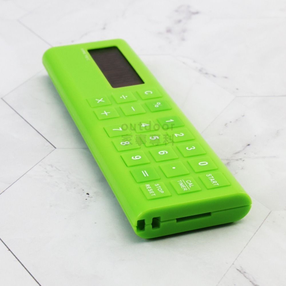 outdoor家事專科 日本 dretec 便利雙用計算機/計時器 兩用計時器 辦公 綠/粉 CL-117GN/PK-細節圖7