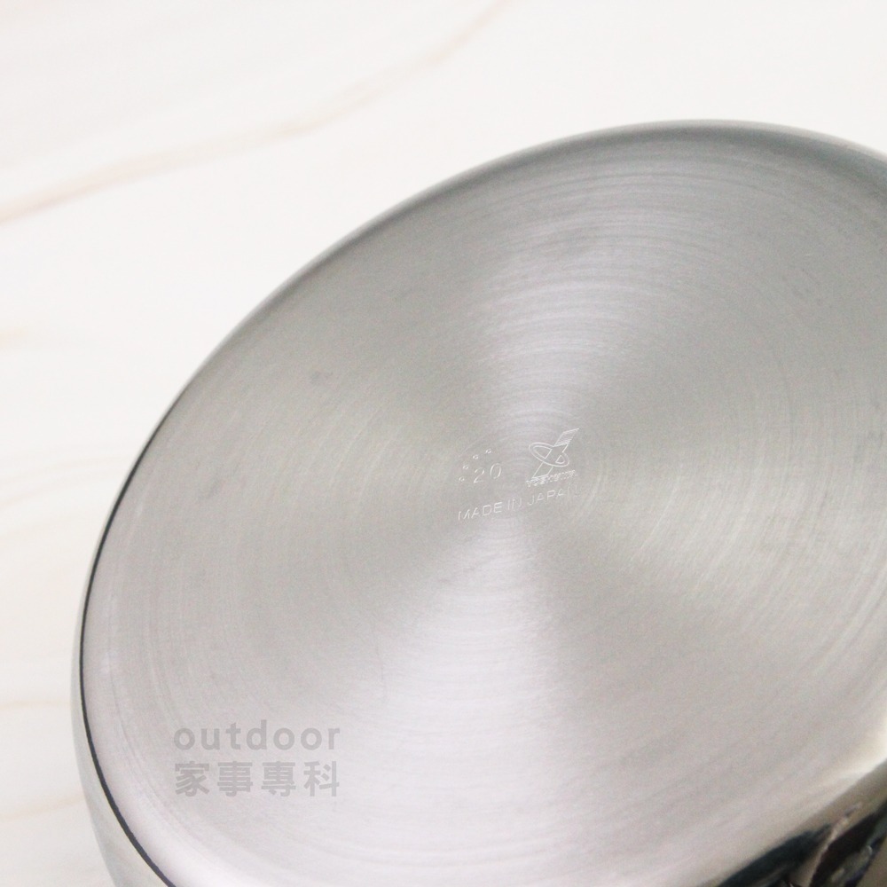 outdoor家事專科 日本製Yoshikawa吉川本職槌目不銹鋼雪平鍋 鍋蓋 替換木把手 泡麵鍋 不銹鋼鍋 電磁爐-細節圖5