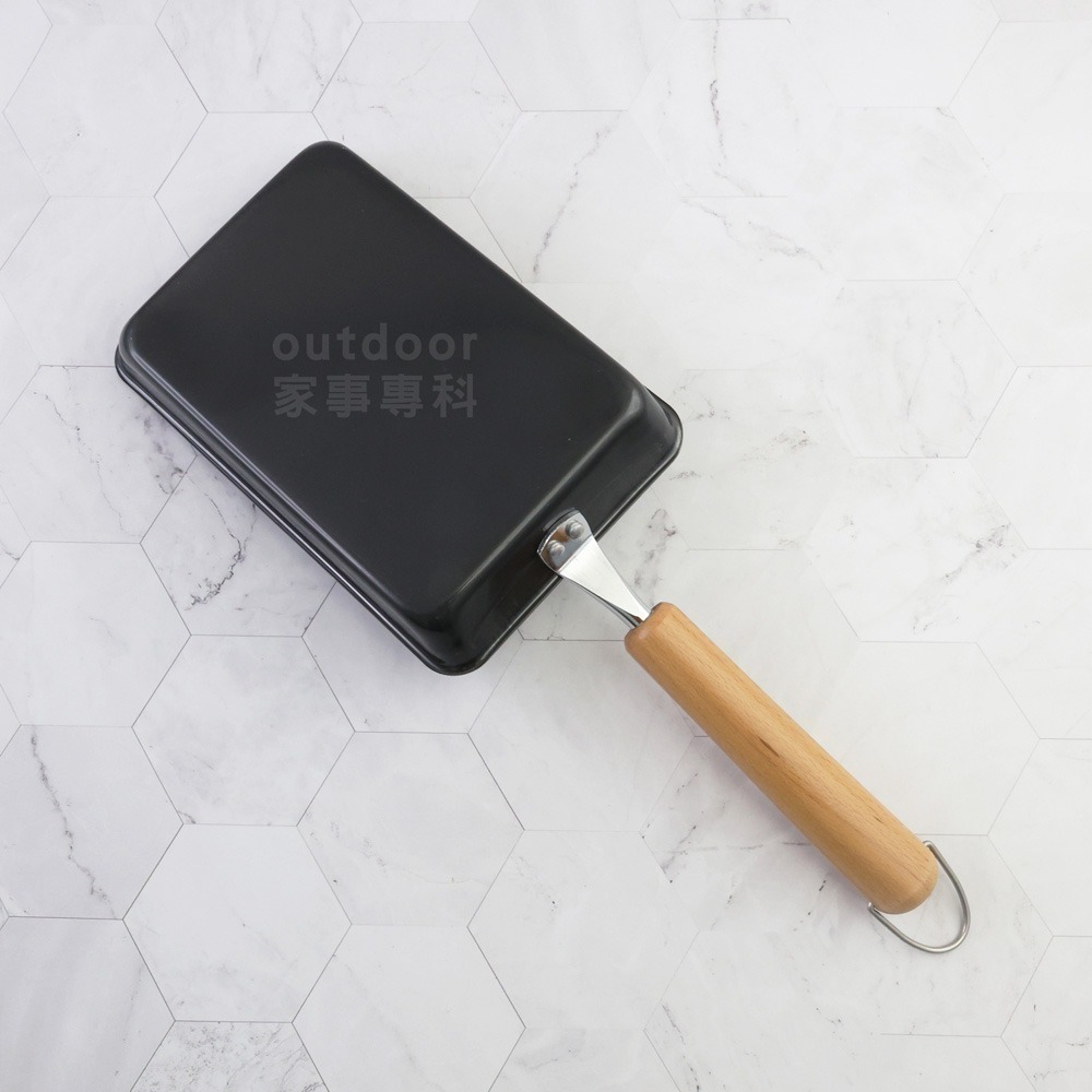 outdoor家事專科 日本製 Pearl Life 鐵製IH厚板玉子燒鍋 煎蛋鍋 鐵鍋 IH爐 HB-908/909-細節圖5