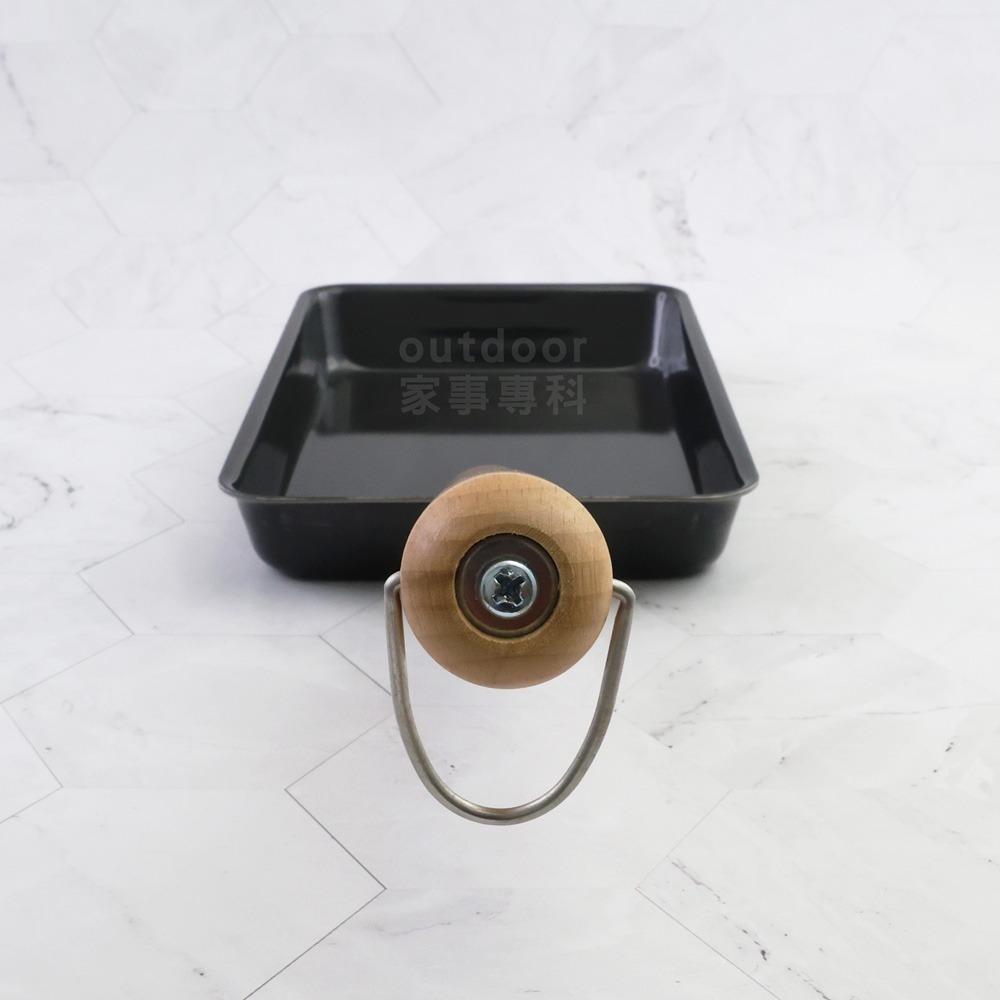 outdoor家事專科 日本製 Pearl Life 鐵製IH厚板玉子燒鍋 煎蛋鍋 鐵鍋 IH爐 HB-908/909-細節圖6