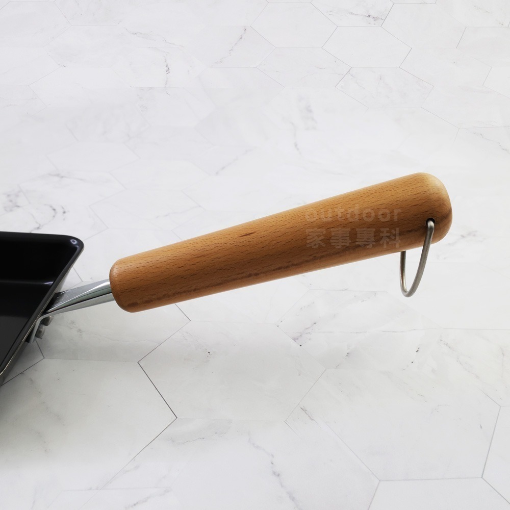 outdoor家事專科 日本製 Pearl Life 鐵製IH厚板玉子燒鍋 煎蛋鍋 鐵鍋 IH爐 HB-908/909-細節圖9