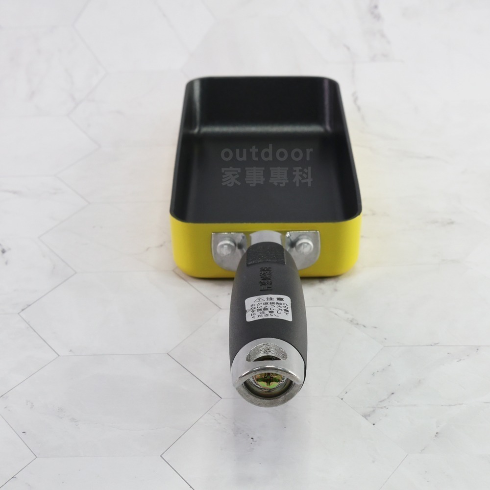 outdoor家事專科 日本貝印KAI 不沾玉子燒鍋 8.5x18cm 迷你長形煎蛋鍋 直火專用 黃色 DY-5501-細節圖8