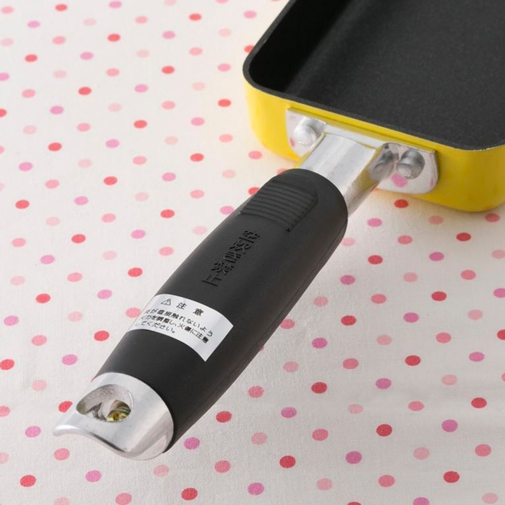 outdoor家事專科 日本貝印KAI 不沾玉子燒鍋 8.5x18cm 迷你長形煎蛋鍋 直火專用 黃色 DY-5501-細節圖11