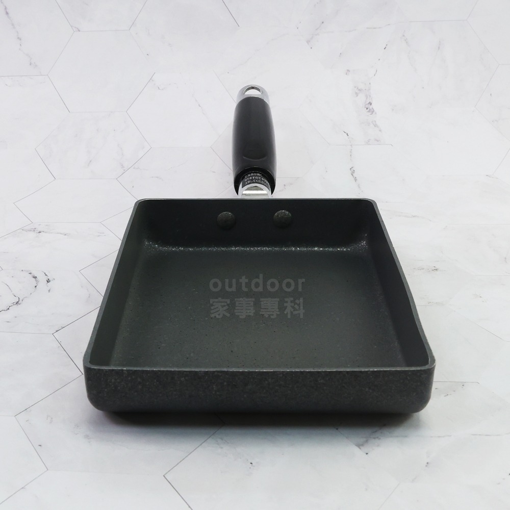 outdoor家事專科 日本和平FREIZ 不沾玉子燒鍋 13x18cm 煎蛋鍋 直火 Blastone BR-7721-細節圖9