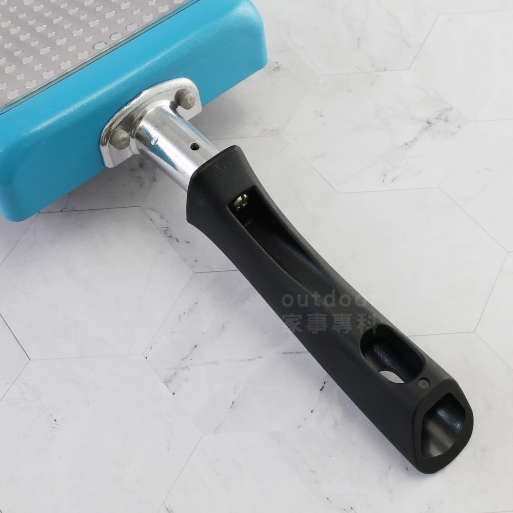 outdoor家事專科 日本和平FREIZ 藍礦鑽石不沾玉子燒鍋13x18cm 煎蛋鍋 IH爐可用 藍色 BR-8244-細節圖11