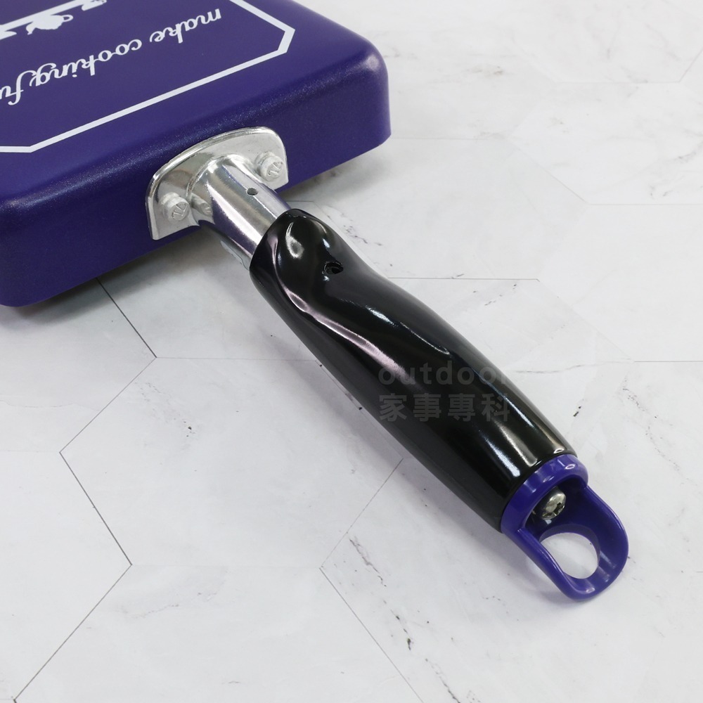 outdoor家事專科 日本和平FREIZ 不沾玉子燒鍋 13x18cm 煎蛋鍋 直火專用 寶藍色 COM-9708-細節圖6