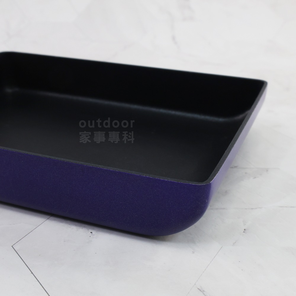 outdoor家事專科 日本和平FREIZ 不沾玉子燒鍋 13x18cm 煎蛋鍋 直火專用 寶藍色 COM-9708-細節圖10