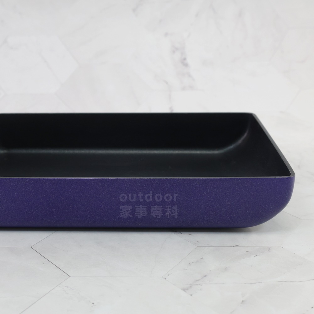 outdoor家事專科 日本和平FREIZ 不沾玉子燒鍋 13x18cm 煎蛋鍋 直火專用 寶藍色 COM-9708-細節圖11