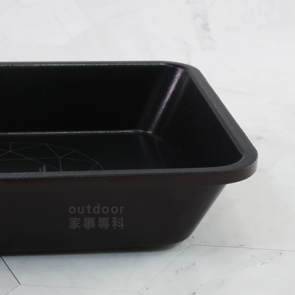 outdoor家事專科 日本和平FREIZ 不沾玉子燒鍋13x18cm 煎蛋鍋 直火/IH爐可用 深褐色 RB-2528-細節圖5