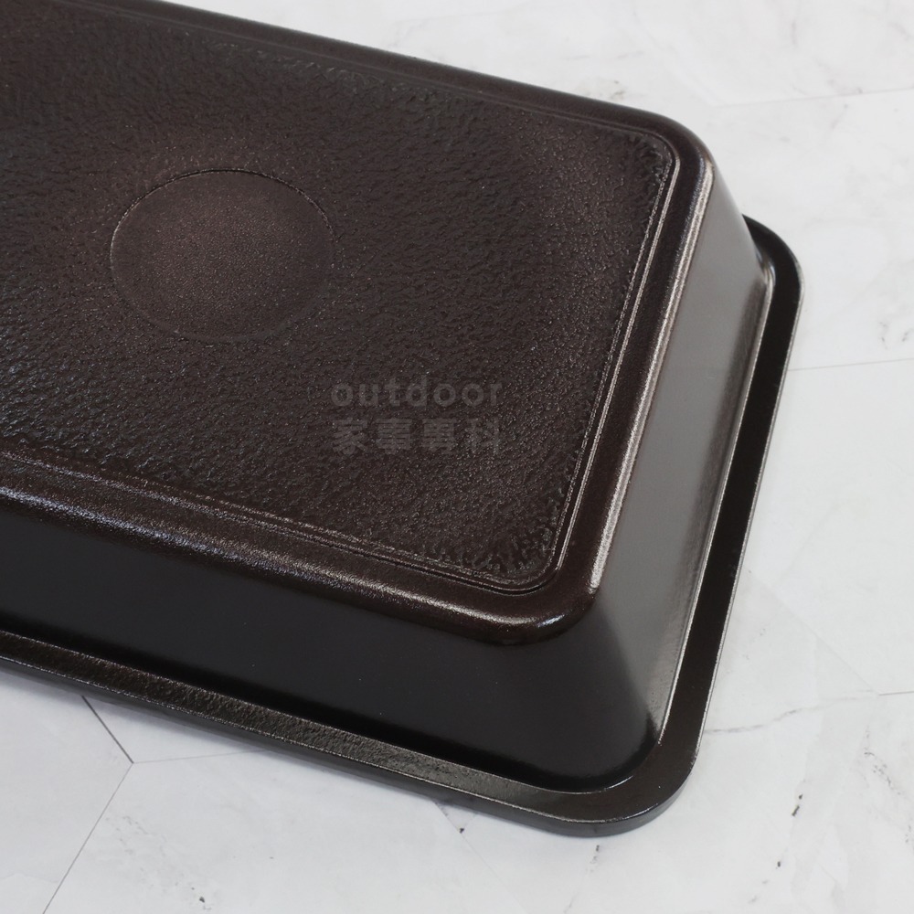 outdoor家事專科 日本和平FREIZ 不沾玉子燒鍋13x18cm 煎蛋鍋 直火/IH爐可用 深褐色 RB-2528-細節圖9