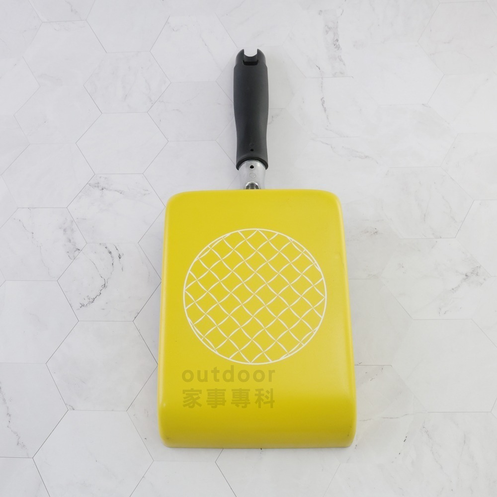 outdoor家事專科 日本和平FREIZ 不沾玉子燒鍋 13x18cm 煎蛋鍋 直火專用 黃色 SRB-1197-細節圖4