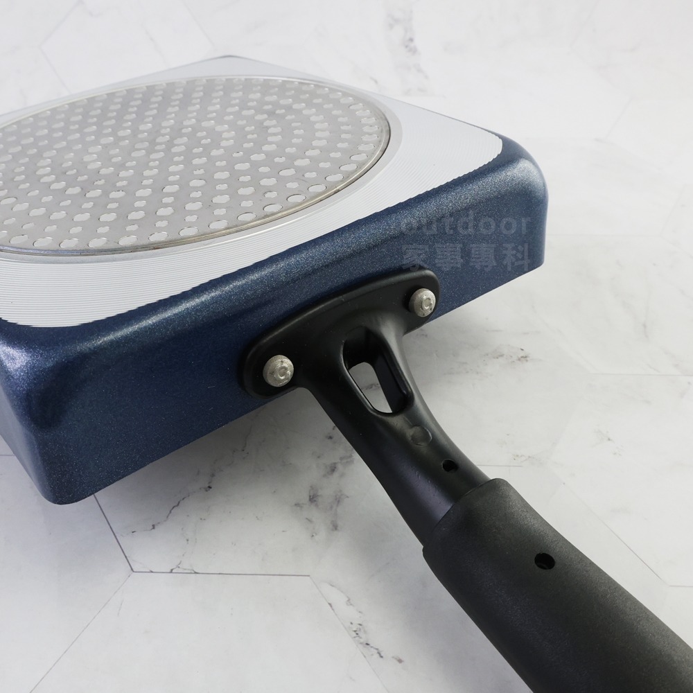 outdoor家事專科 日本和平FREIZ鑽石不沾玉子燒鍋15x18cm IH爐 帝蒙Diamode深藍 DR-5011-細節圖7