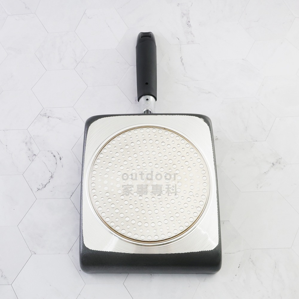 outdoor家事專科 日本和平FREIZ高硬鈦不沾玉子燒鍋15x18cm IH爐 泰坦TITANISH RA-9246-細節圖3