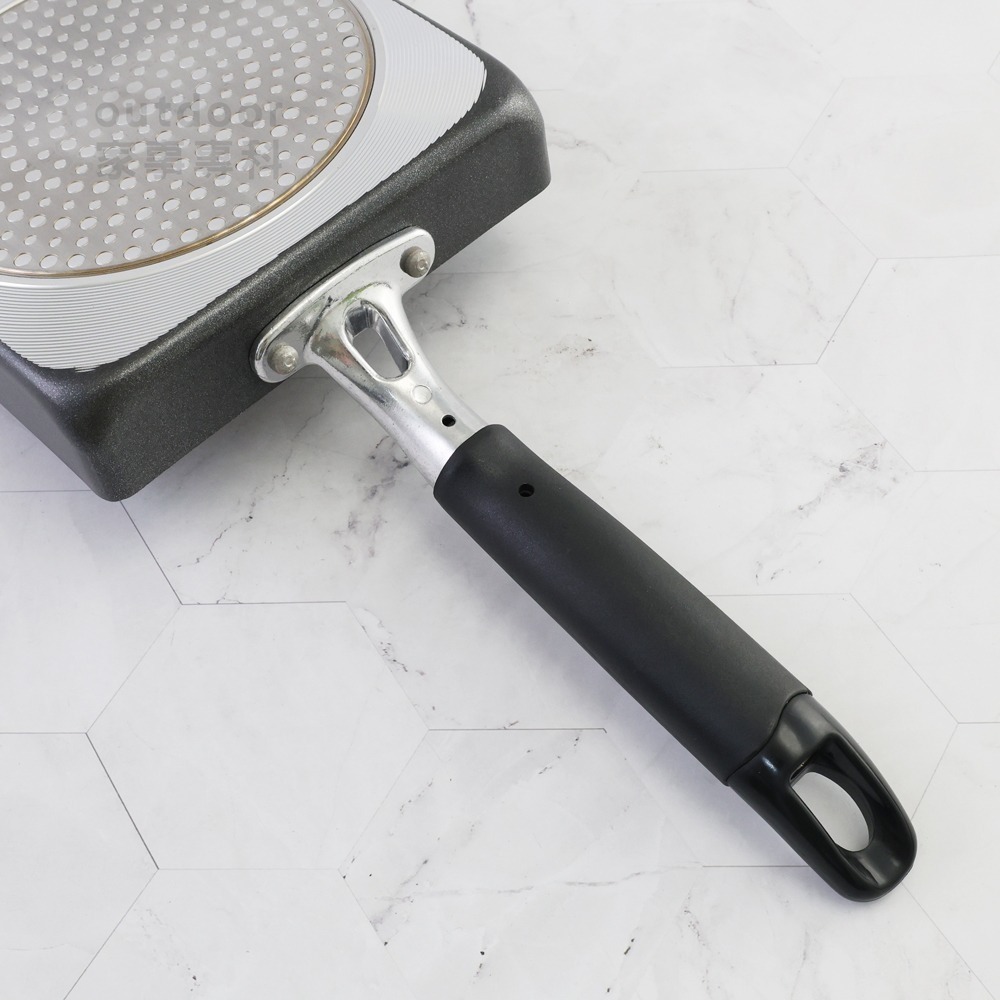 outdoor家事專科 日本和平FREIZ高硬鈦不沾玉子燒鍋15x18cm IH爐 泰坦TITANISH RA-9246-細節圖4