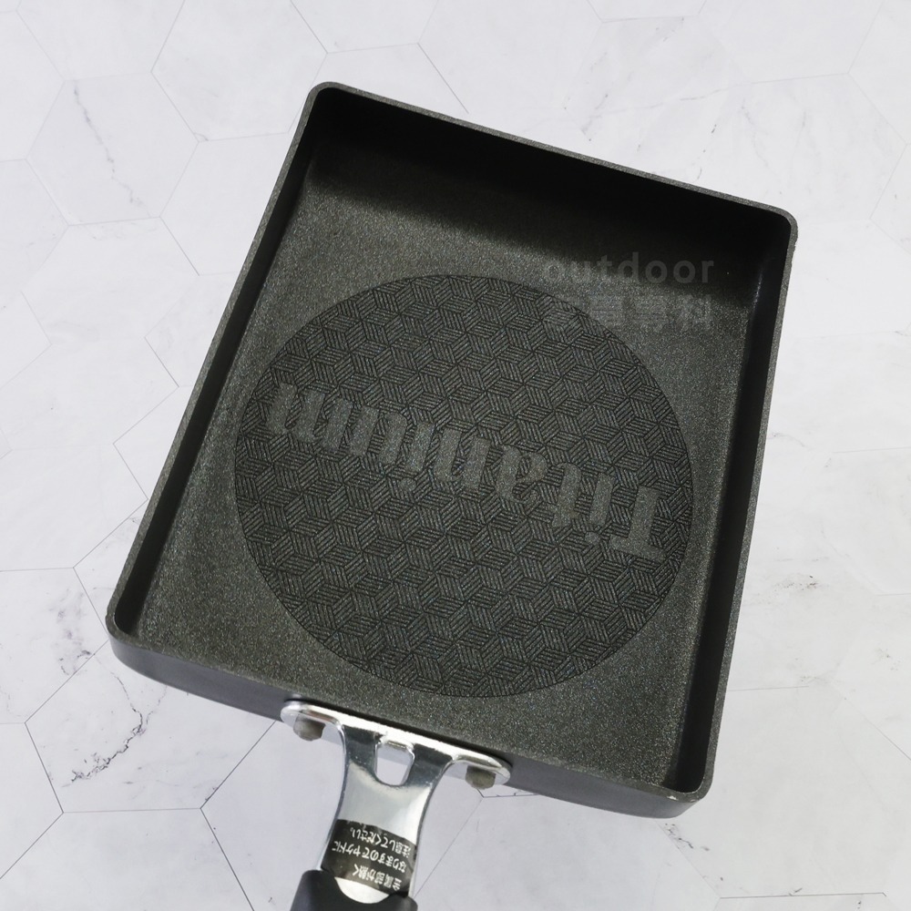 outdoor家事專科 日本和平FREIZ高硬鈦不沾玉子燒鍋15x18cm IH爐 泰坦TITANISH RA-9246-細節圖9