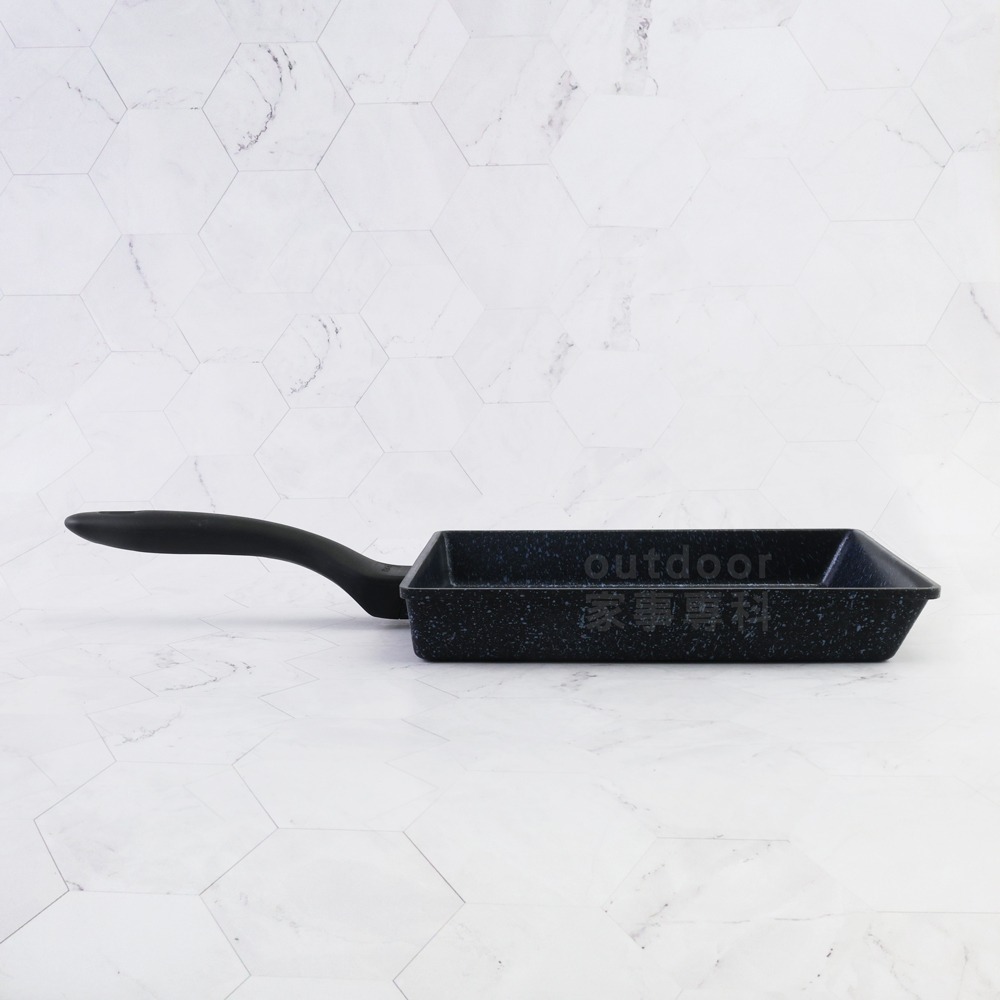 outdoor家事專科 日本和平FREIZ 特大雲石不沾玉子燒鍋20x24cm IH爐 Lanchini RB-1767-細節圖4