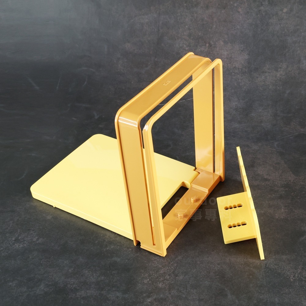 outdoor家事專科 日本製貝印KAI 簡易調整吐司切片器 附鋸齒麵包刀 摺疊式 吐司分片器 長條吐司 AC-0059-細節圖8