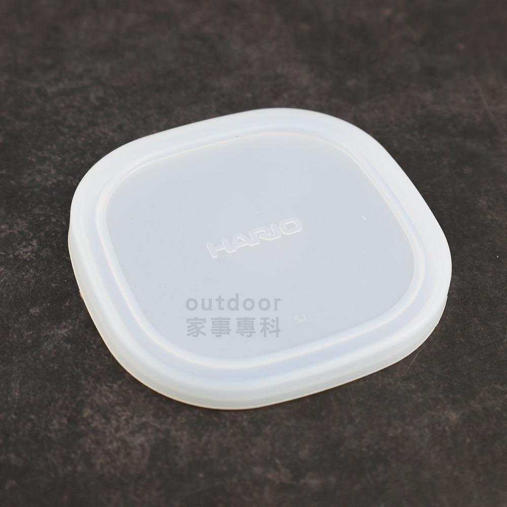 outdoor家事專科 日本 Hario矽膠蓋方形耐熱保鮮盒3件組 迷你保鮮盒 小菜 水果 110mlx白/藍/橘3入-細節圖8