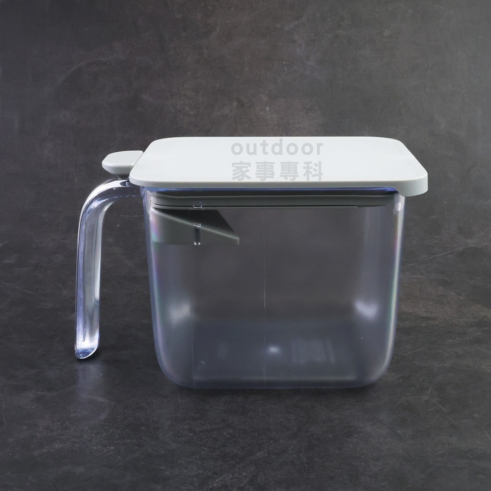 outdoor家事專科 日本 marna 密封防潮佐料調味盒 600ml 附茶匙 鹽巴 調味料 質感灰 K-775-GY-細節圖6