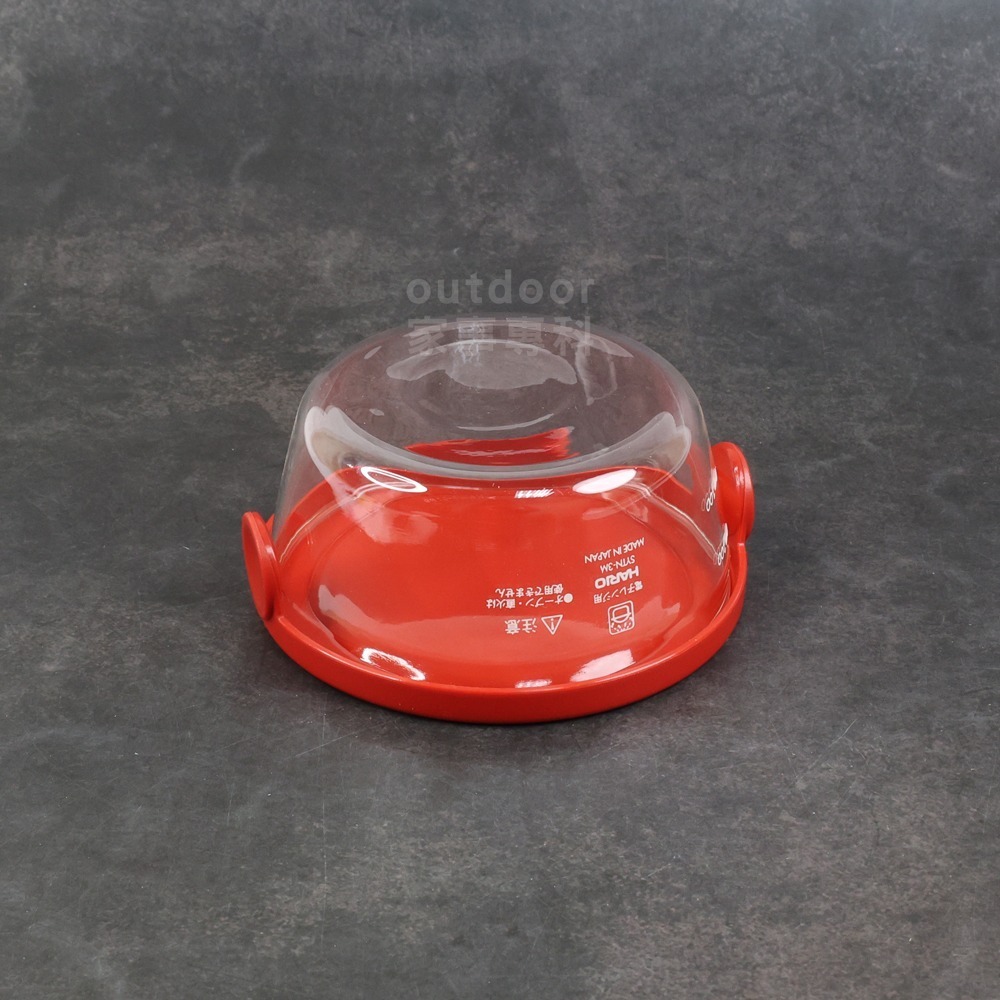 outdoor家事專科 日本製 HARIO 耐熱微波玻璃保鮮盒3入組 300/600/1200ml 小菜 水果 圓形-細節圖7