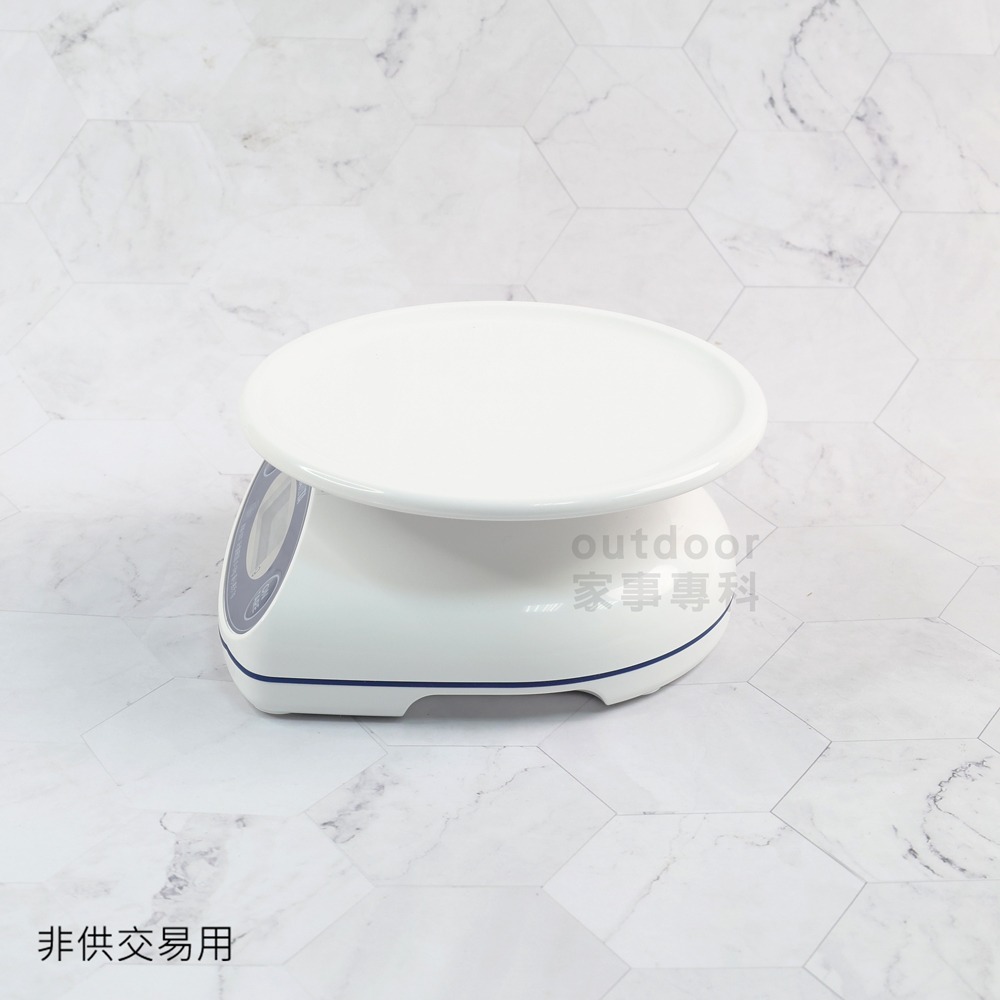 outdoor家事專科 日本製 TANITA 防水電子秤 2kg/1g 廚房秤 烘焙秤 食物秤 料理秤 白色 秤盤可拆-細節圖5